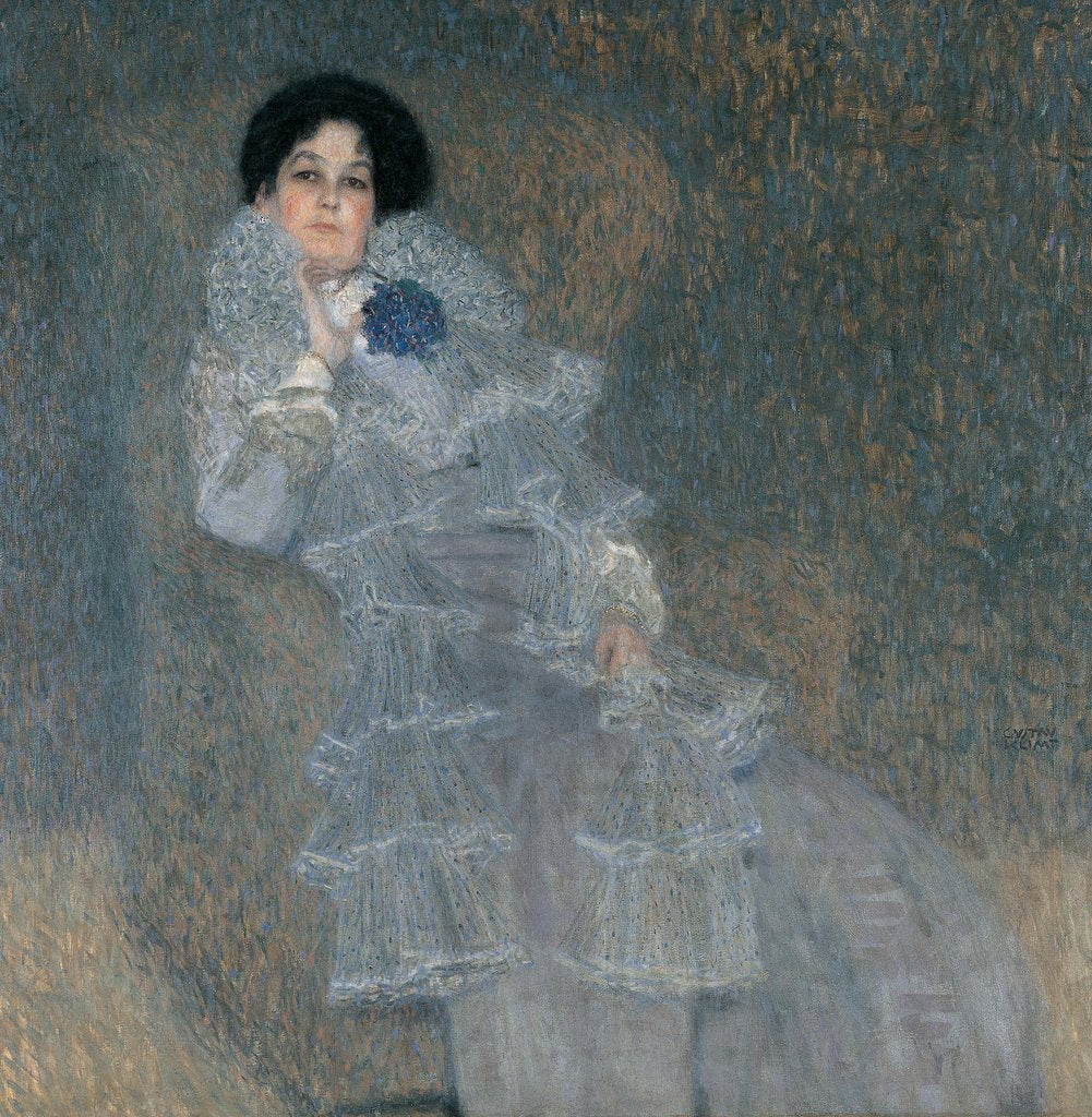 Detail of Portrait of Marie Henneberg by Gustav Klimt