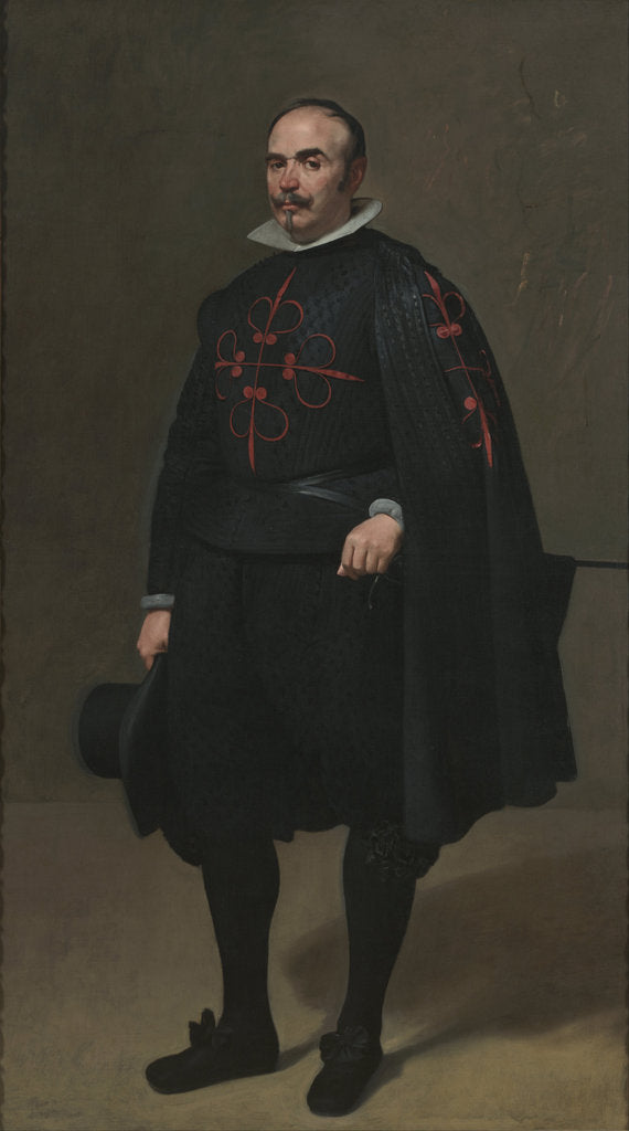 Detail of Portrait of Don Pedro de Barberana by Diego Velàzquez