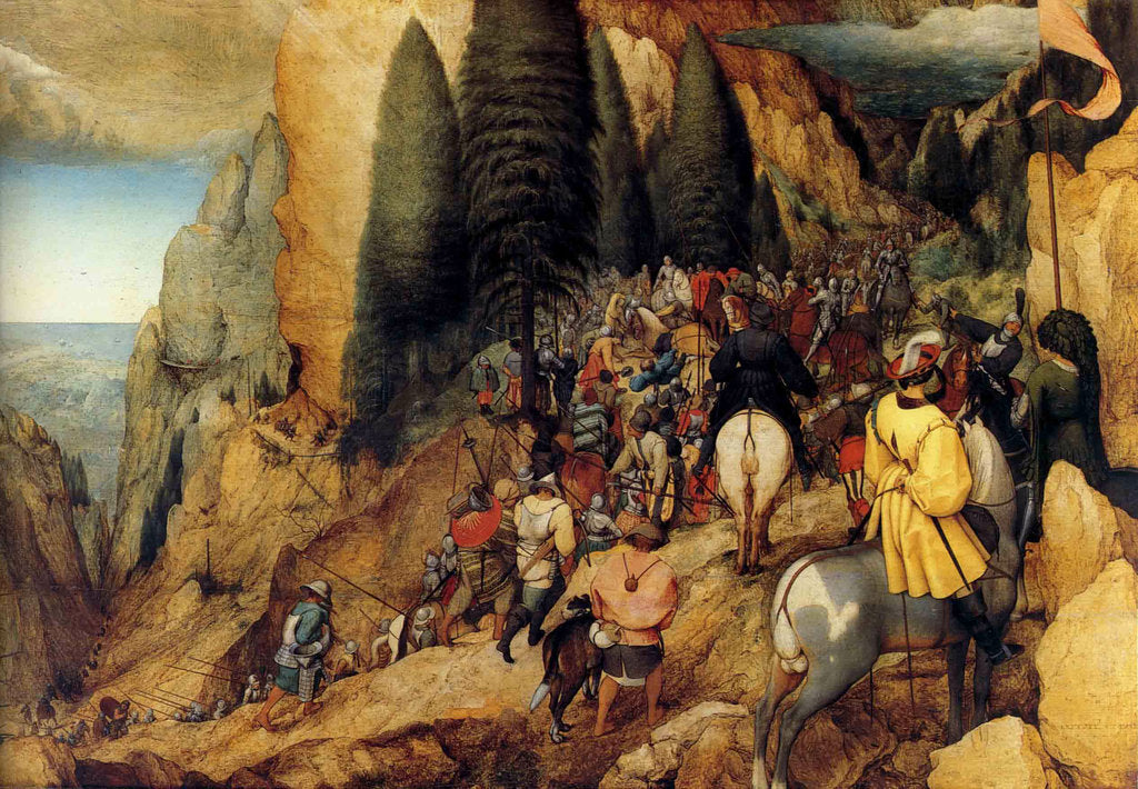 Detail of The Conversion of Saint Paul by Pieter Bruegel the Elder