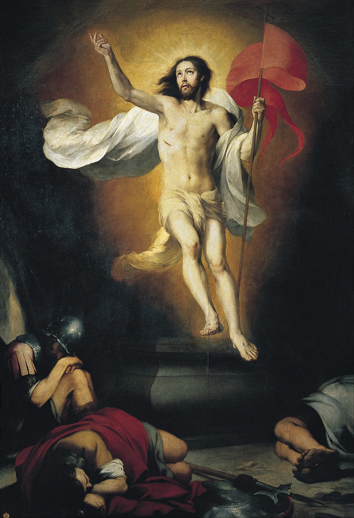 Detail of The Resurrection by Bartolomé Estebàn Murillo