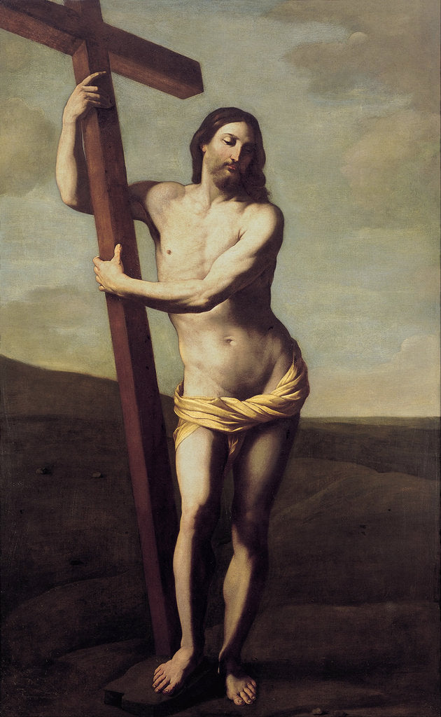 Detail of Christ Embracing the Cross by Guido Reni
