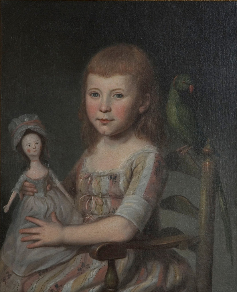 Detail of Portrait of Ann Proctor by Charles Willson Peale