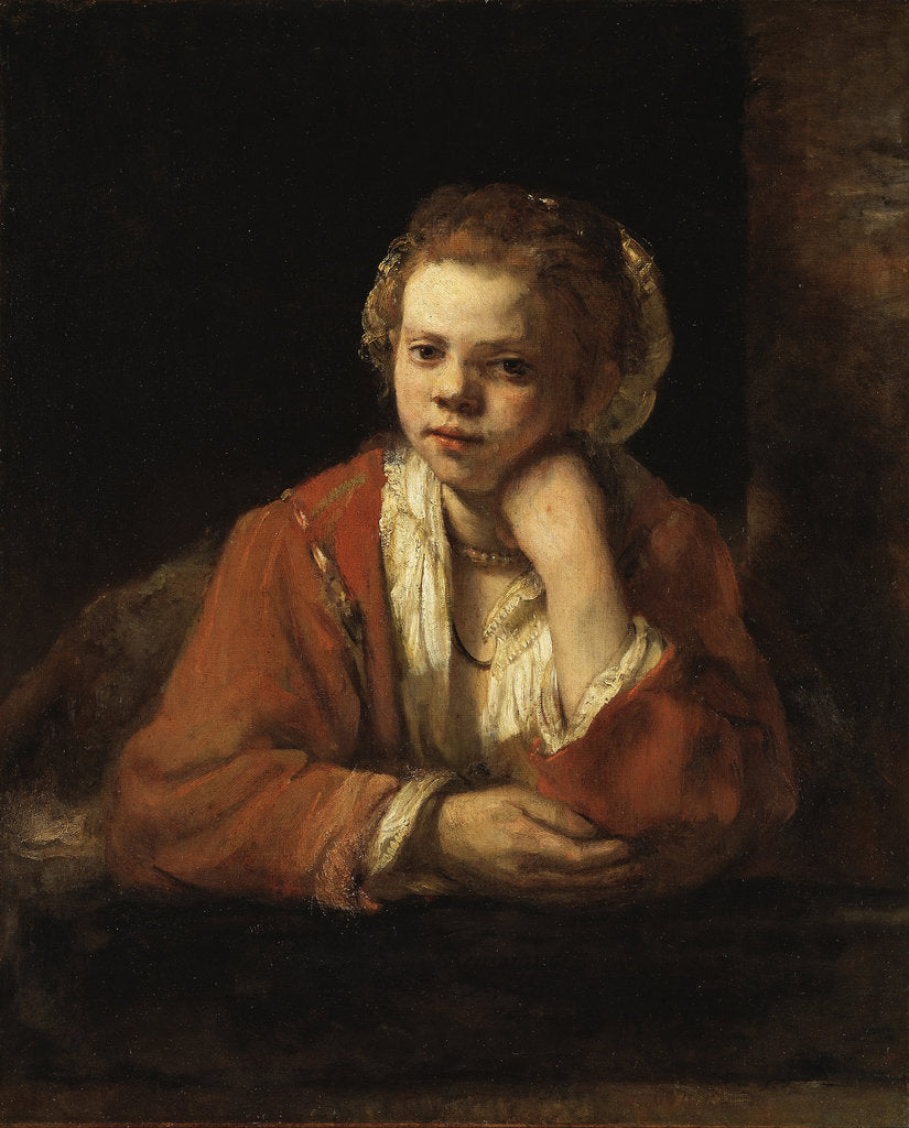 Detail of The Kitchen Maid by Rembrandt van Rhijn
