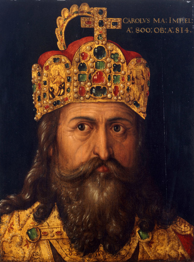 Detail of Charles the Great by Albrecht Dürer