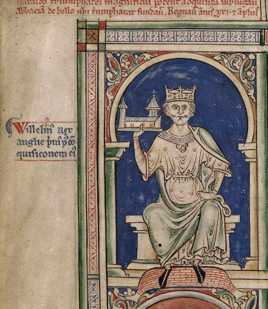 Detail of William I by Matthew Paris