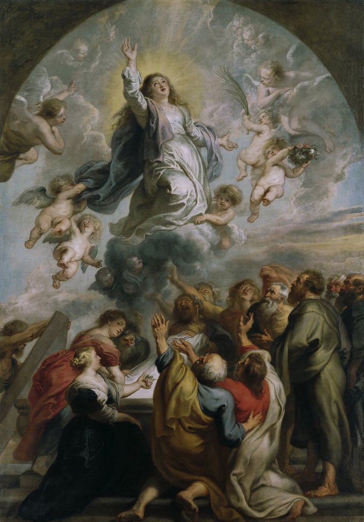 Detail of The Assumption of the Virgin by Pieter Paul Rubens