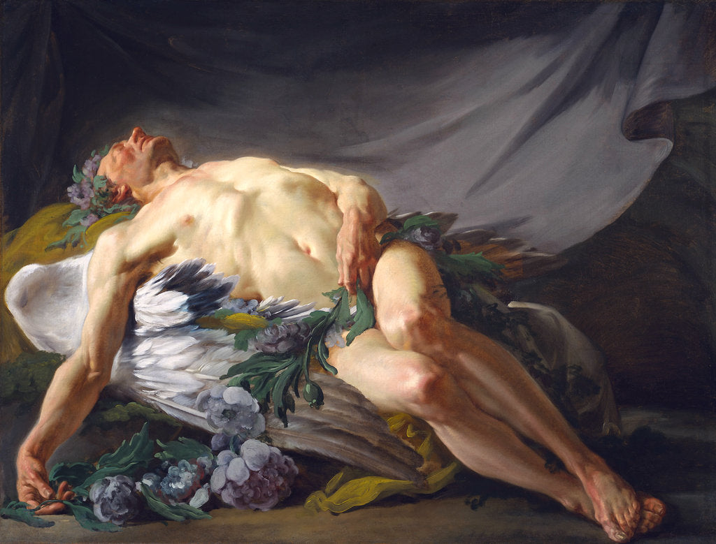Detail of Morpheus by Jean-Bernard Restout