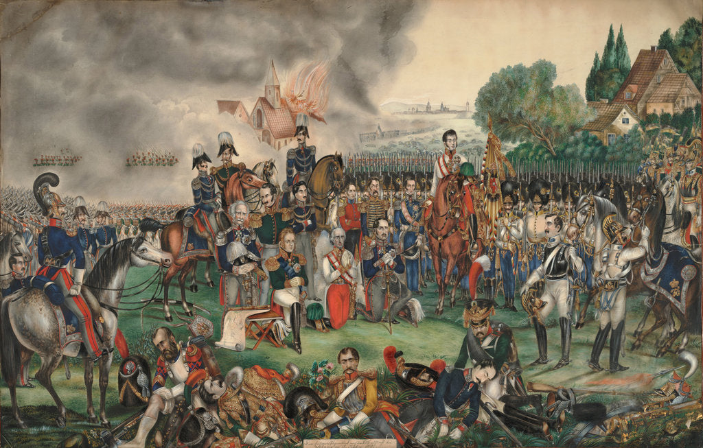 Detail of A Sacred Moment after the Battle of the Nations on October 18, 1813 by Anonymous