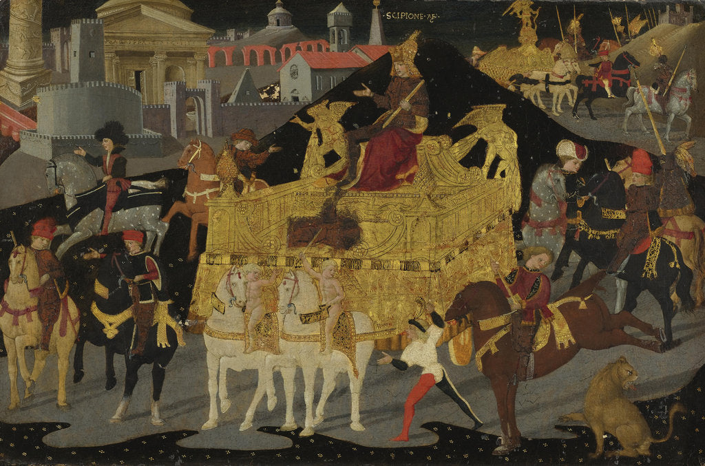 Detail of The Triumph of Scipio Africanus by Apollonio di Giovanni di Tommaso
