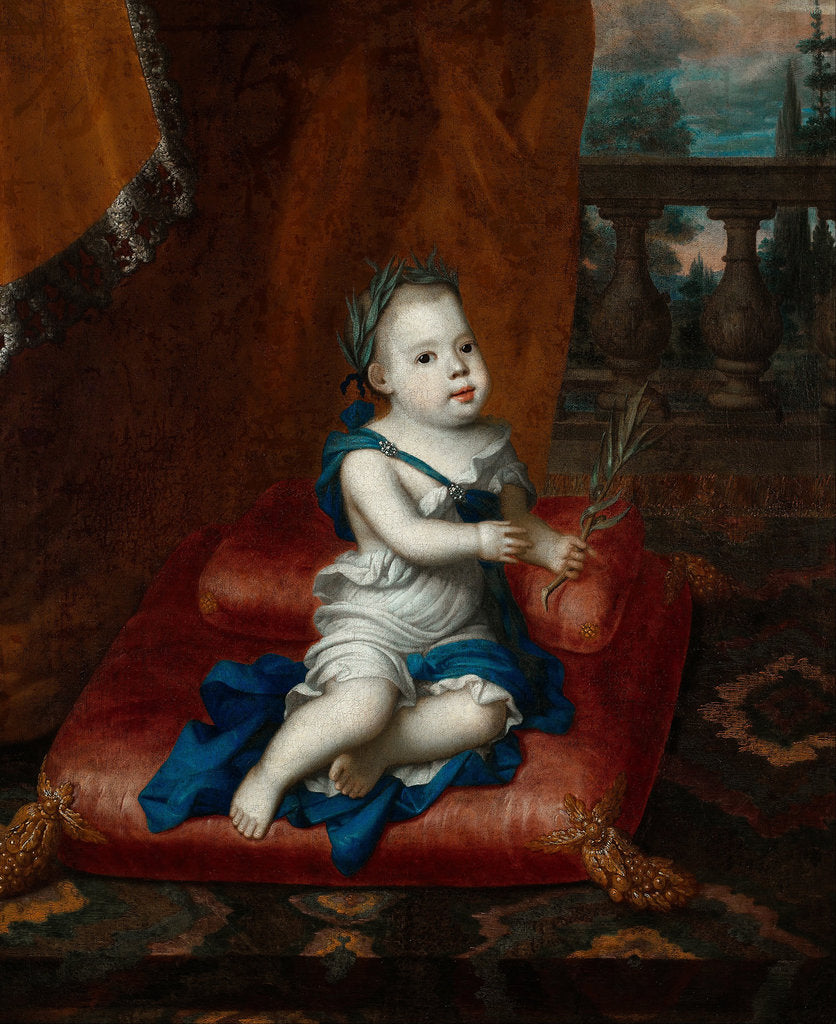 Detail of Portrait of Prince Jan Sobieski by Anonymous