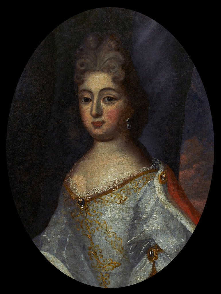Detail of Portrait of Theresa Kunegunda Sobieska by Anonymous