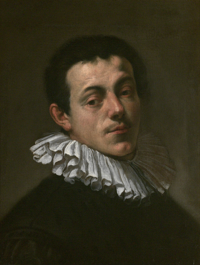 Detail of Portrait of Joseph Heintz the Elder by Hans von Aachen