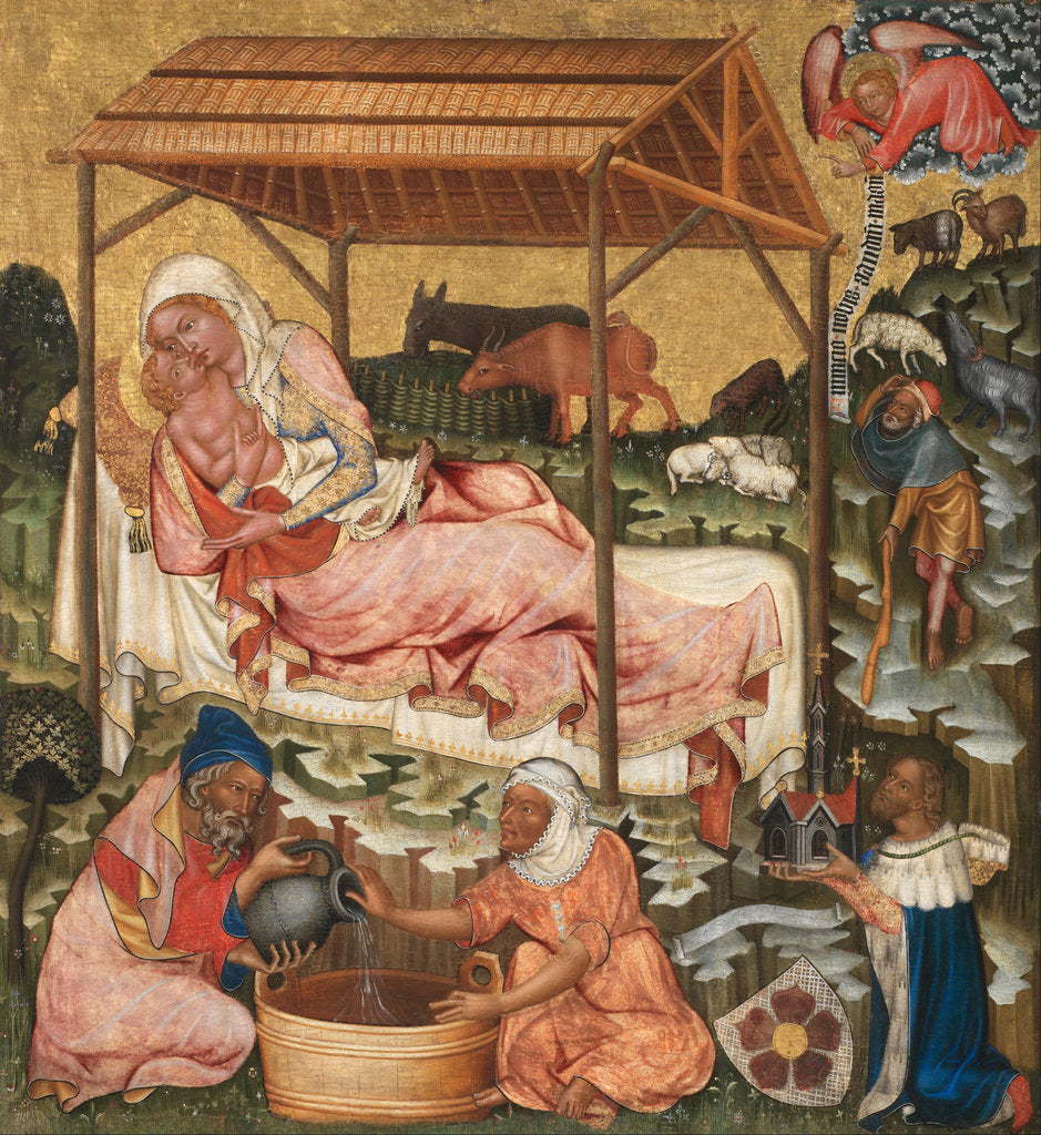 Detail of The Nativity of Christ by Master of Hohenfurth