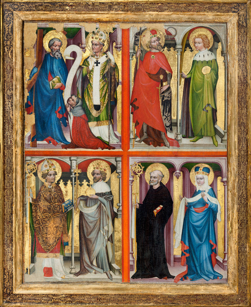 Detail of Votive panel from Dubecek by Anonymous