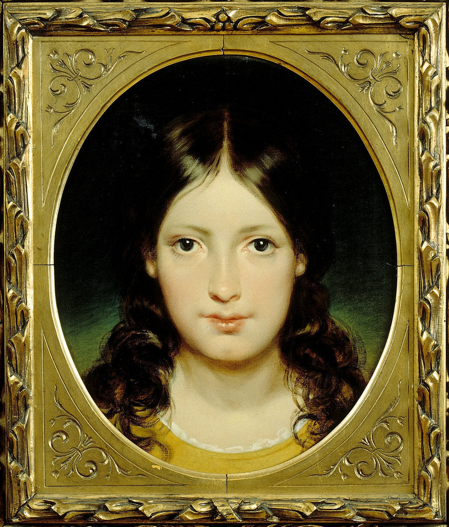 Detail of Girl by Friedrich Ritter von Amerling