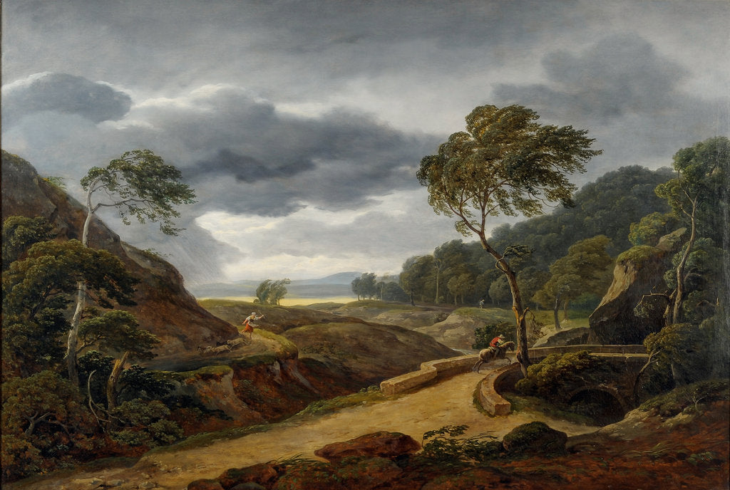 Detail of Krajina by Antonin Mánes