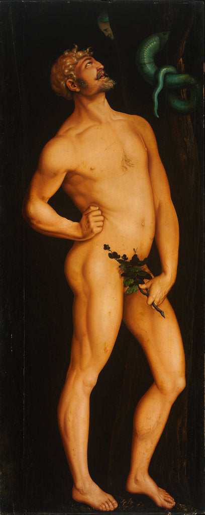 Detail of Adam by Hans Baldung