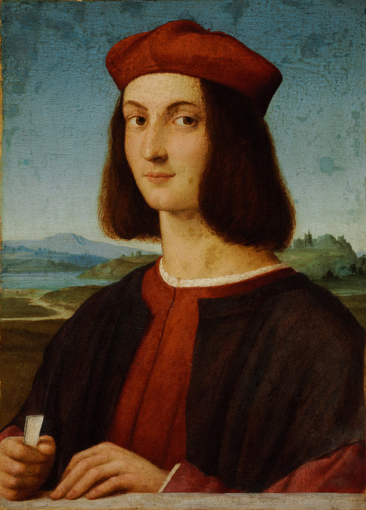 Detail of Portrait of Pietro Bembo by Raphael