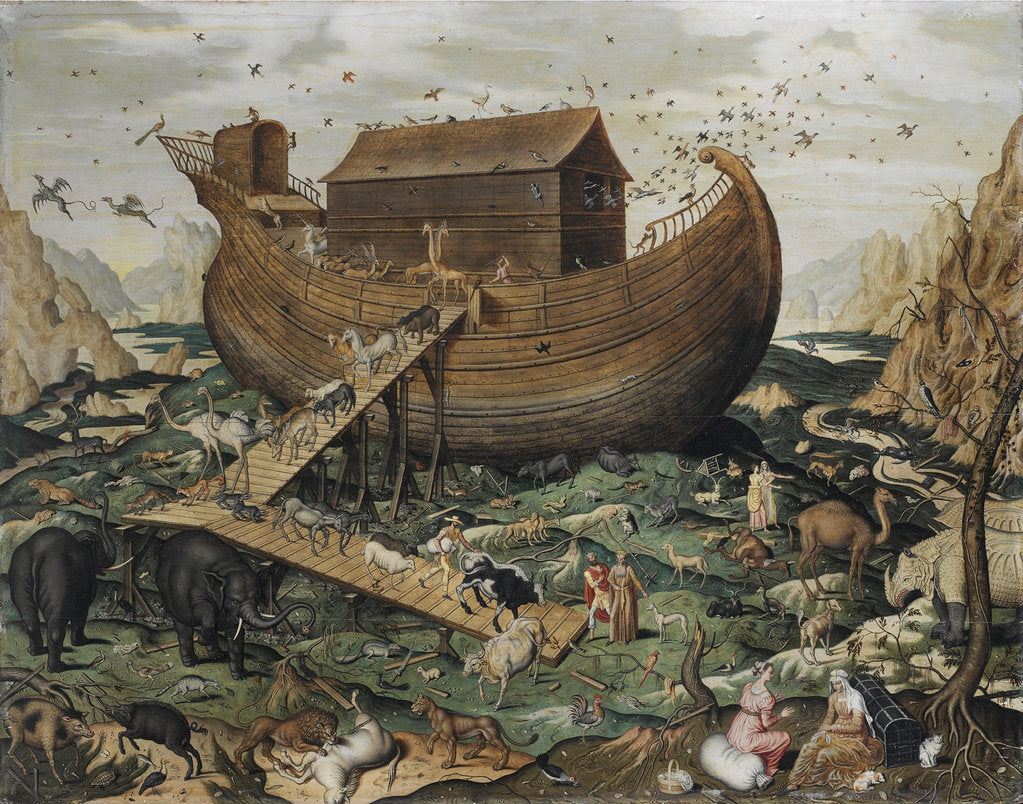 Detail of The Noahs Ark on Mount Ararat by Simon de Myle