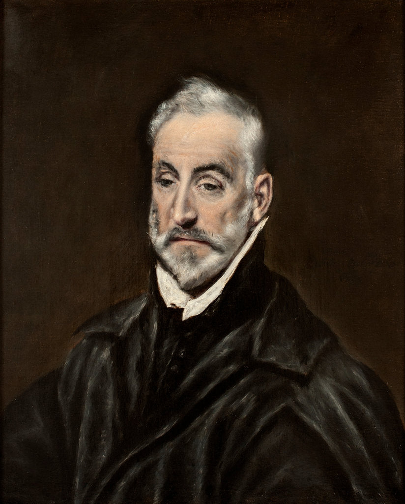 Detail of Portrait of Antonio de Covarrubias y Leiva by Dominico El Greco