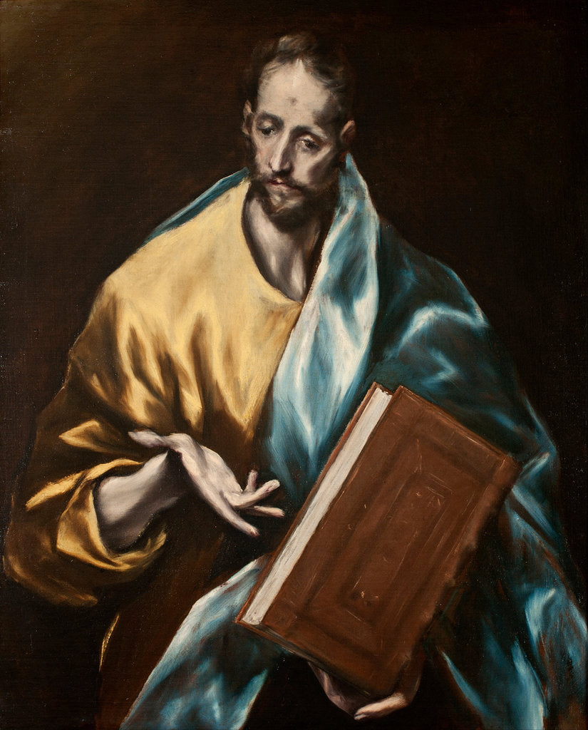 Detail of Saint James the Younger by Dominico El Greco