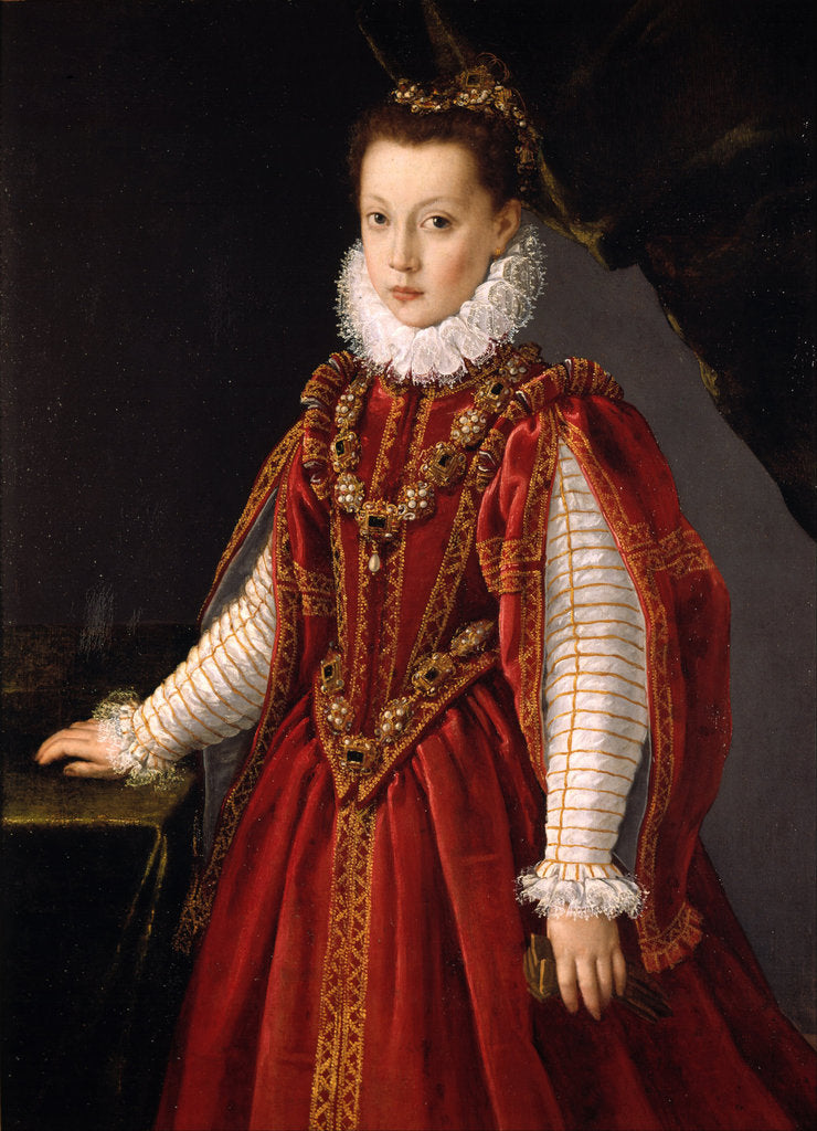 Detail of Portrait of a Young Lady by Sofonisba Anguissola