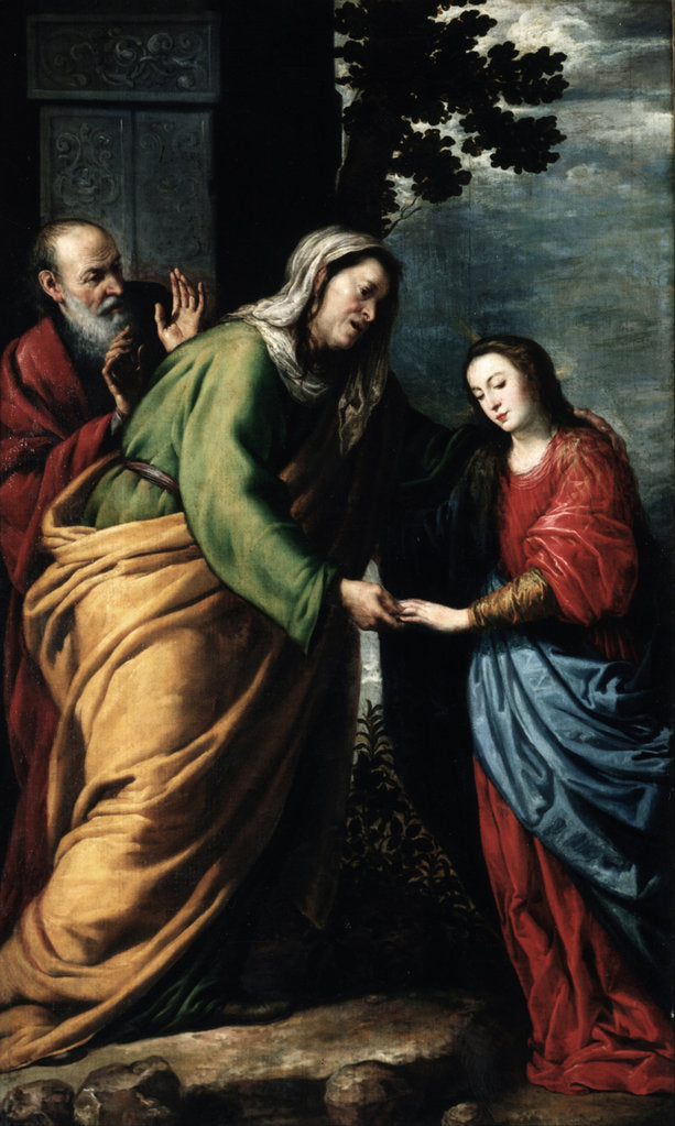 Detail of The Visitation by Antonio de Pereda y Salgado