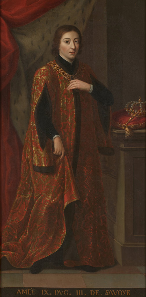 Detail of Duke Amadeus IX of Savoy by Anonymous
