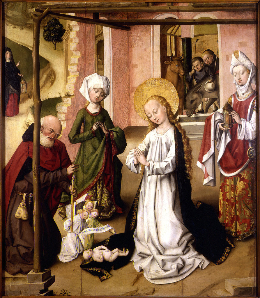 Detail of The Adoration of the Christ Child by Master of the Saint Bartholomew Altarpiece