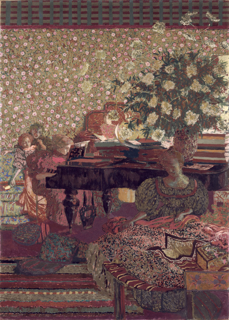 Detail of The Privacy. Decoration for the Library of Dr. Vaquez by Édouard Vuillard