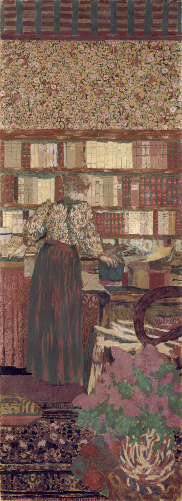 Detail of The Privacy. Decoration for the Library of Dr. Vaquez by Édouard Vuillard