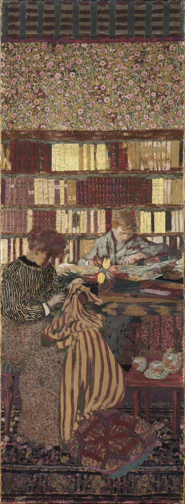 Detail of The Privacy. Decoration for the Library of Dr. Vaquez by Édouard Vuillard