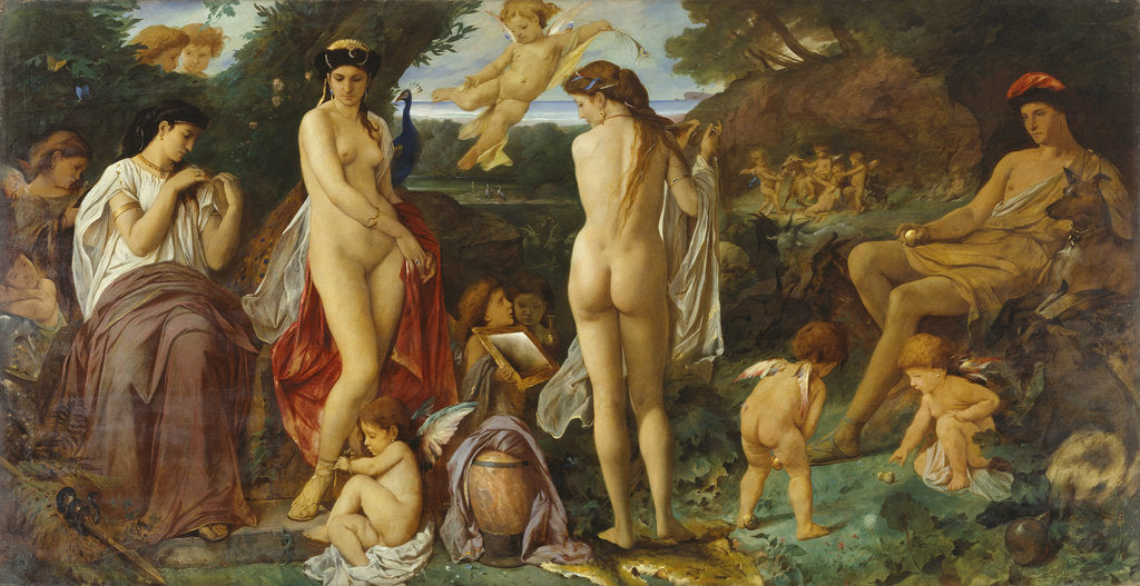 Detail of The Judgement of Paris by Anselm Feuerbach