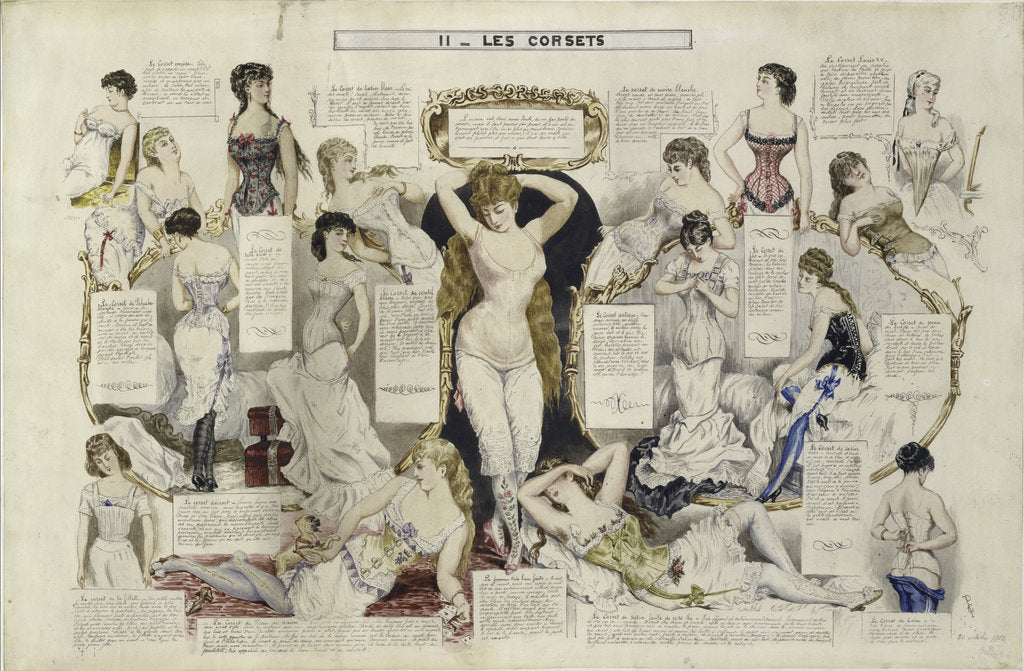 Detail of Corset by Anonymous
