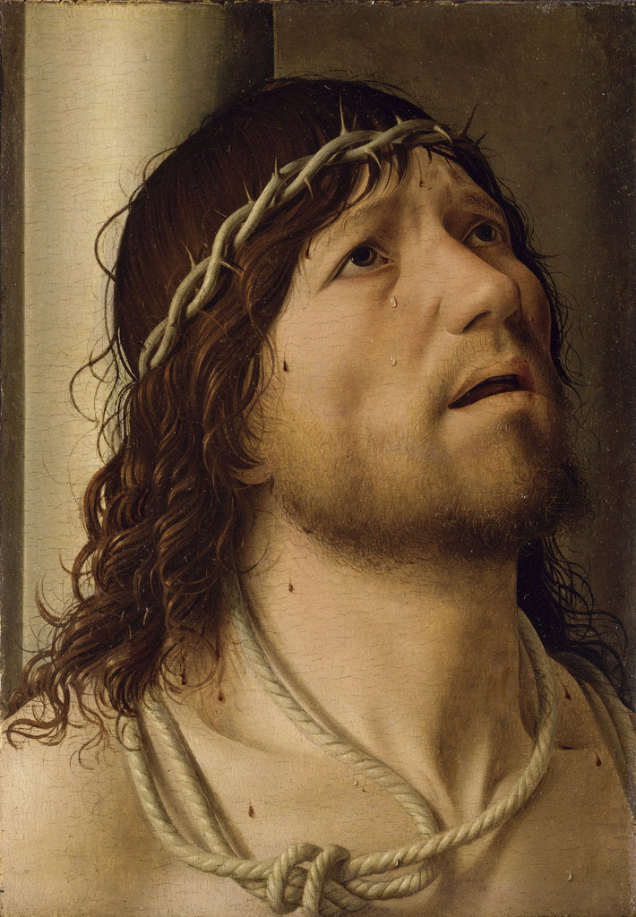 Detail of Christ at the Column by Antonello da Messina