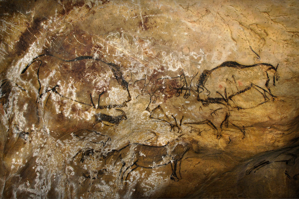 Detail of Painting in the Cave of Niaux by Art of the Upper Paleolithic