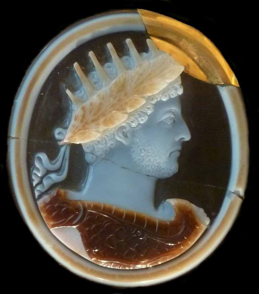 Detail of Emperor Commodus (Cameo) by Classical Antiquities