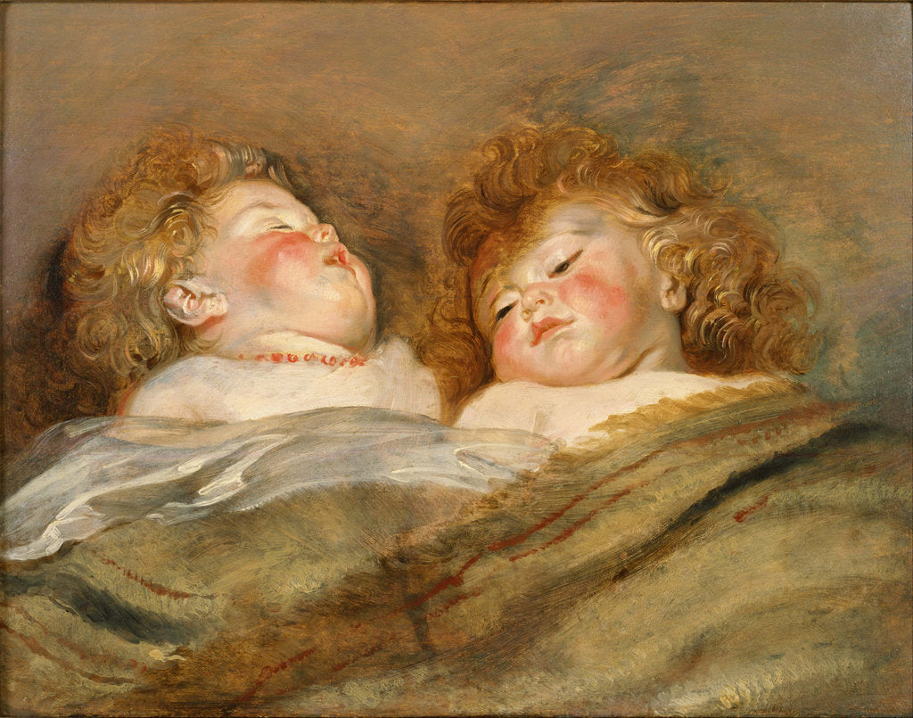 Detail of Two Sleeping Children by Pieter Paul Rubens