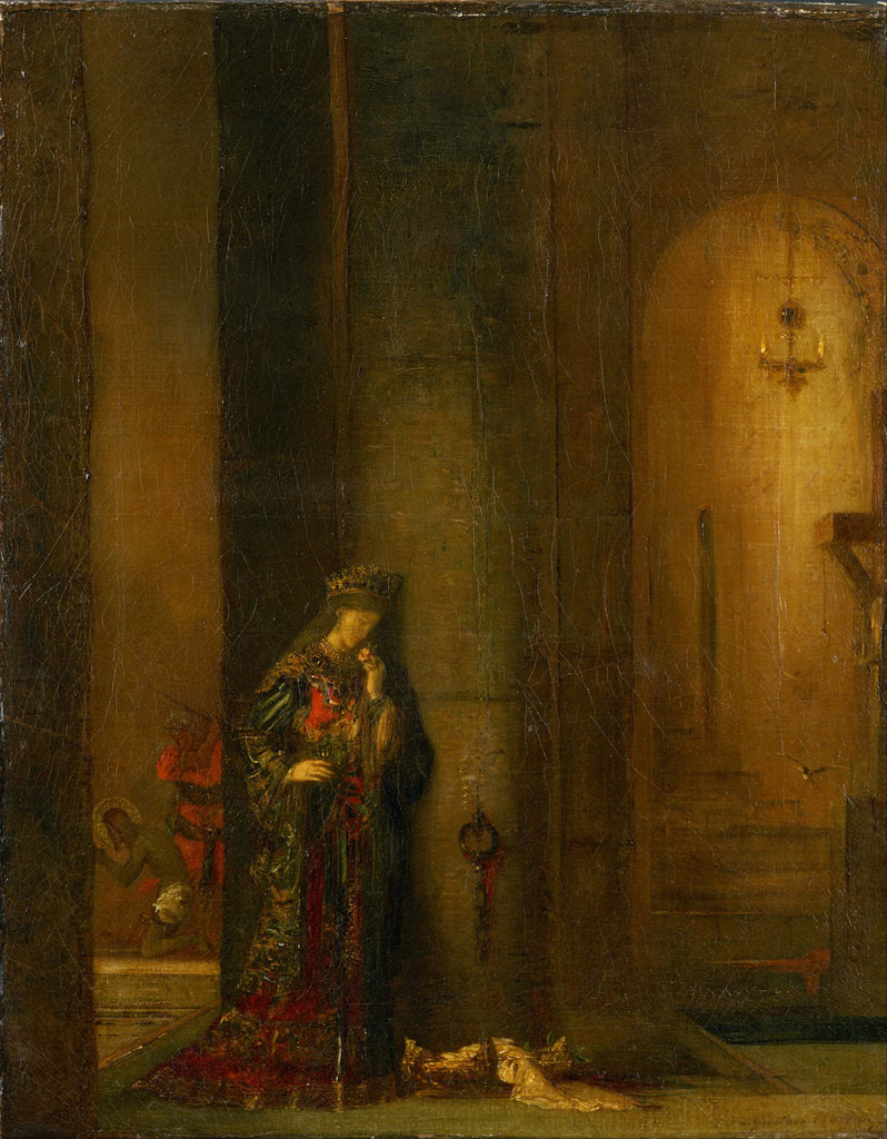 Detail of Salome at the Prison by Gustave Moreau