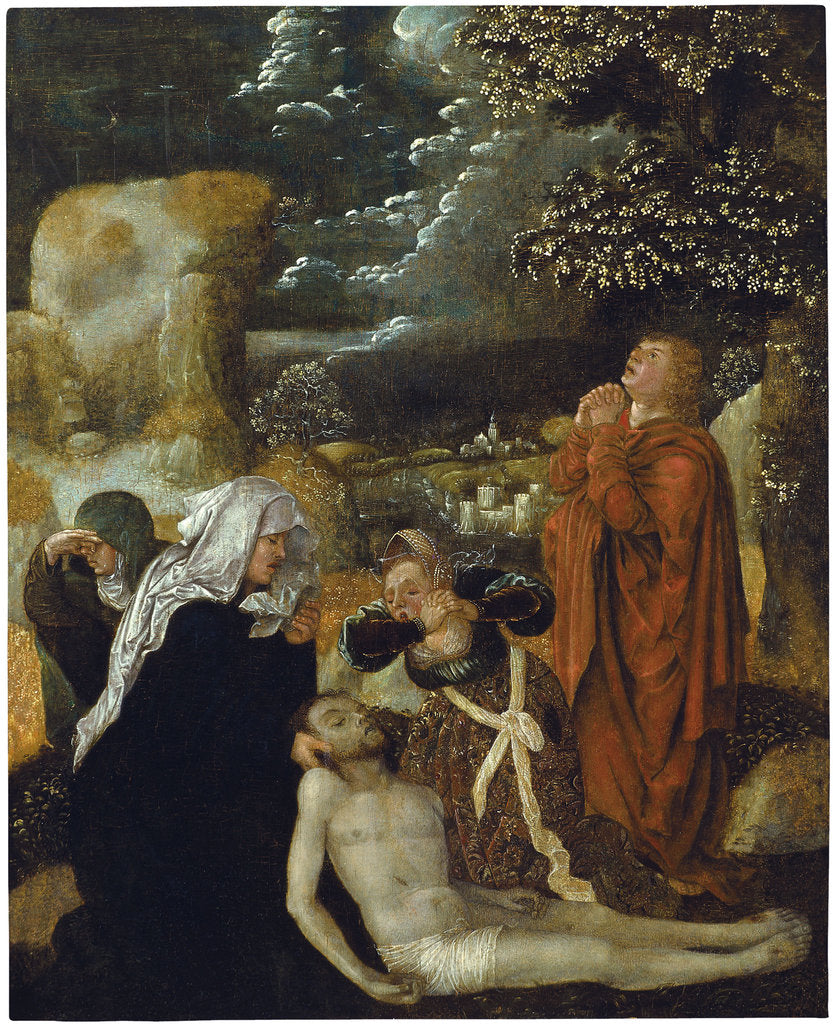 Detail of The Lamentation over Christ by Ulrich Apt the Elder