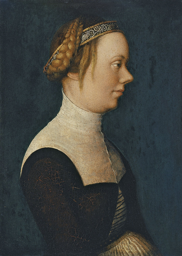 Detail of Portrait of a Woman by Hans Holbein the Younger
