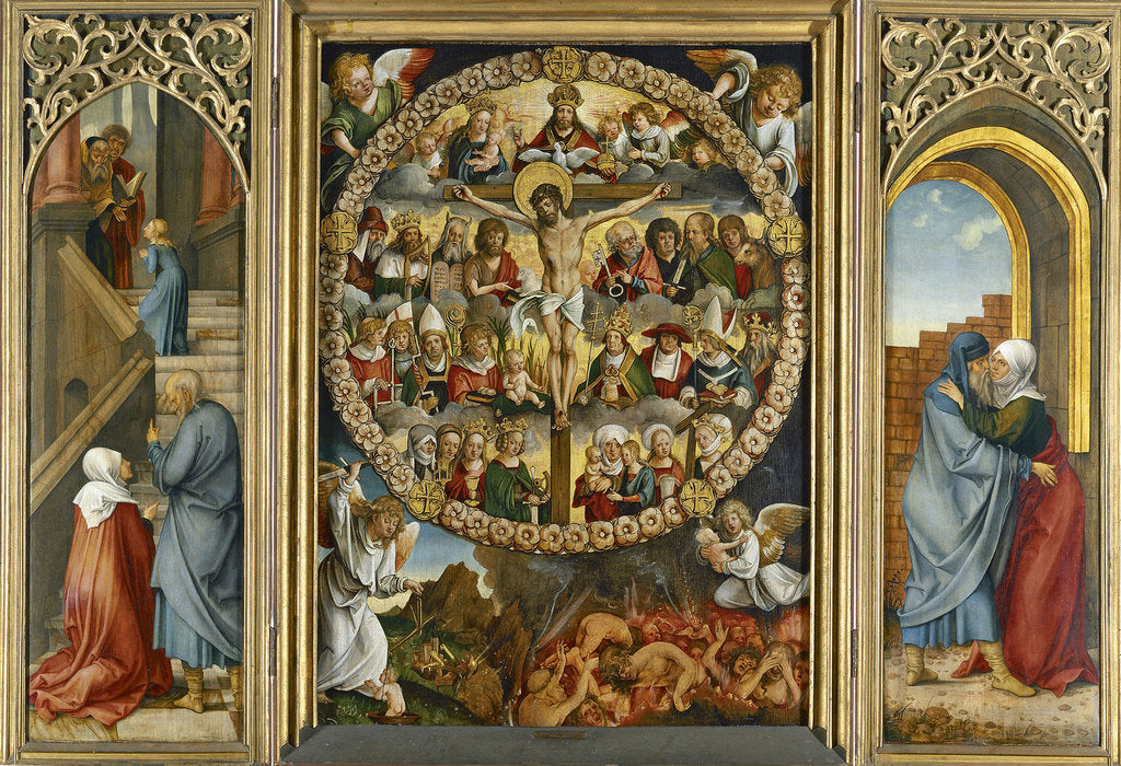 Detail of Triptych of the Rosary by Hans Suess von Kulmbach