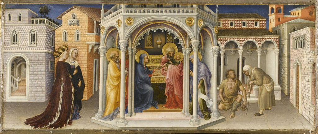 Detail of The Presentation in the Temple by Gentile da Fabriano