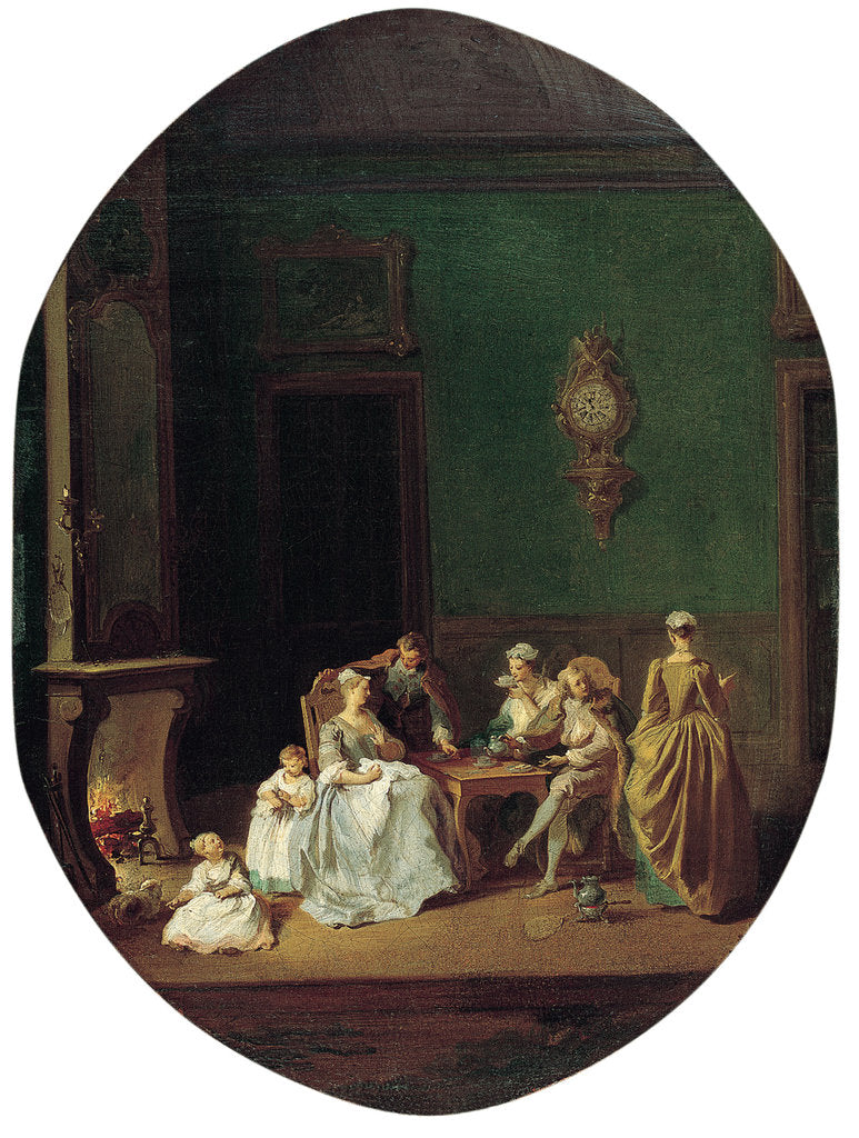 Detail of Winter by Pierre-Antoine Quillard