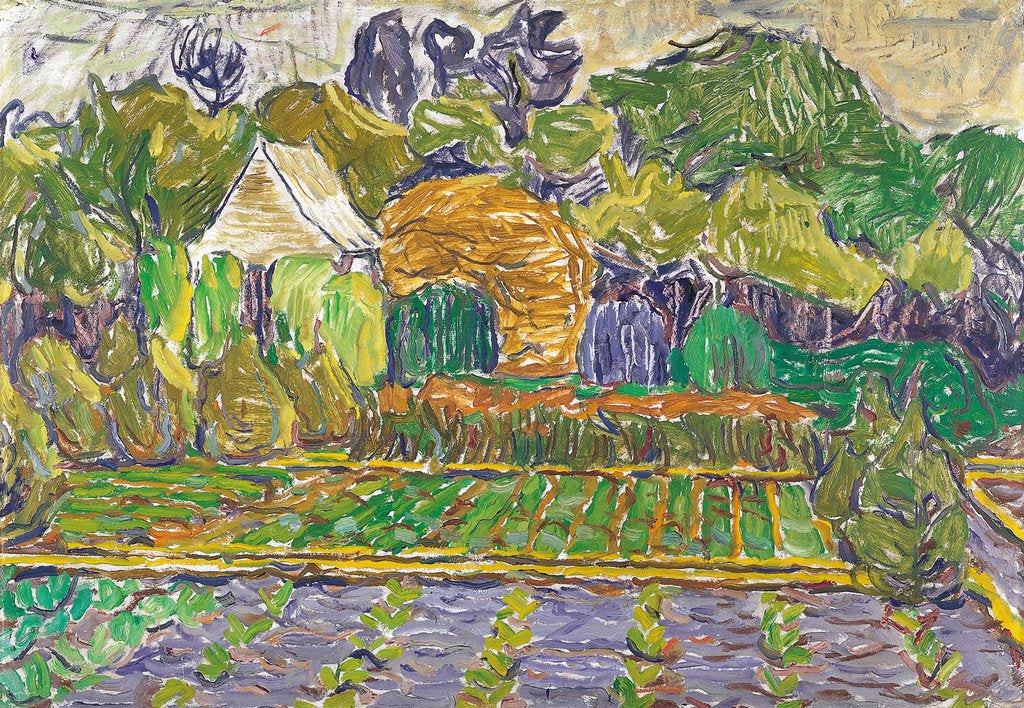 Detail of Garden in Soest by Christian Rohlfs