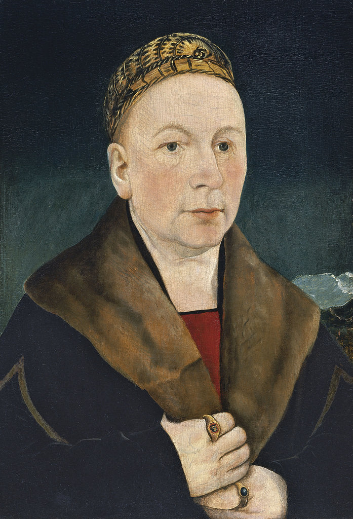 Detail of Portrait of a Man by Martin Schaffner