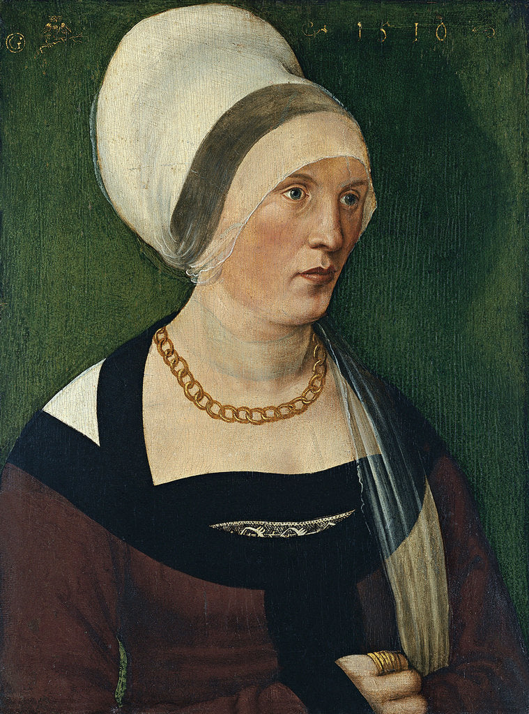 Detail of Portrait of a Woman by Wolf Traut