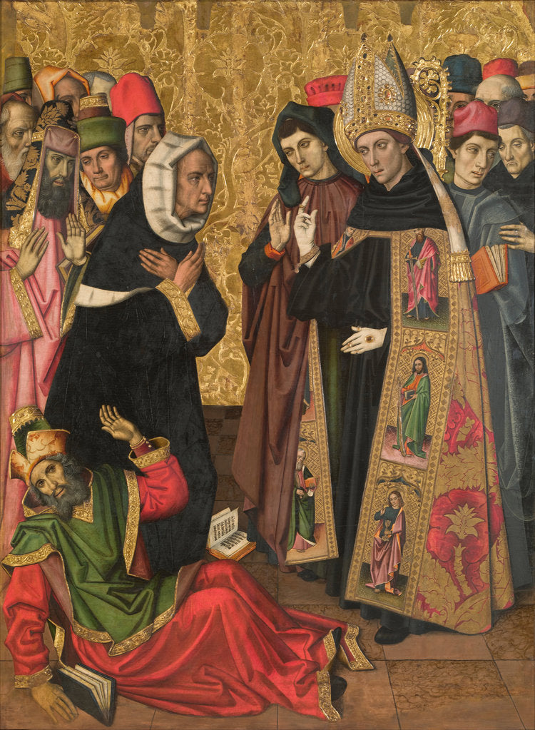 Detail of Saint Augustine Disputing with the Heretics by Vergós Family