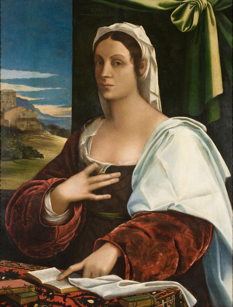Detail of Vittoria Colonna by Sebastiano del Piombo