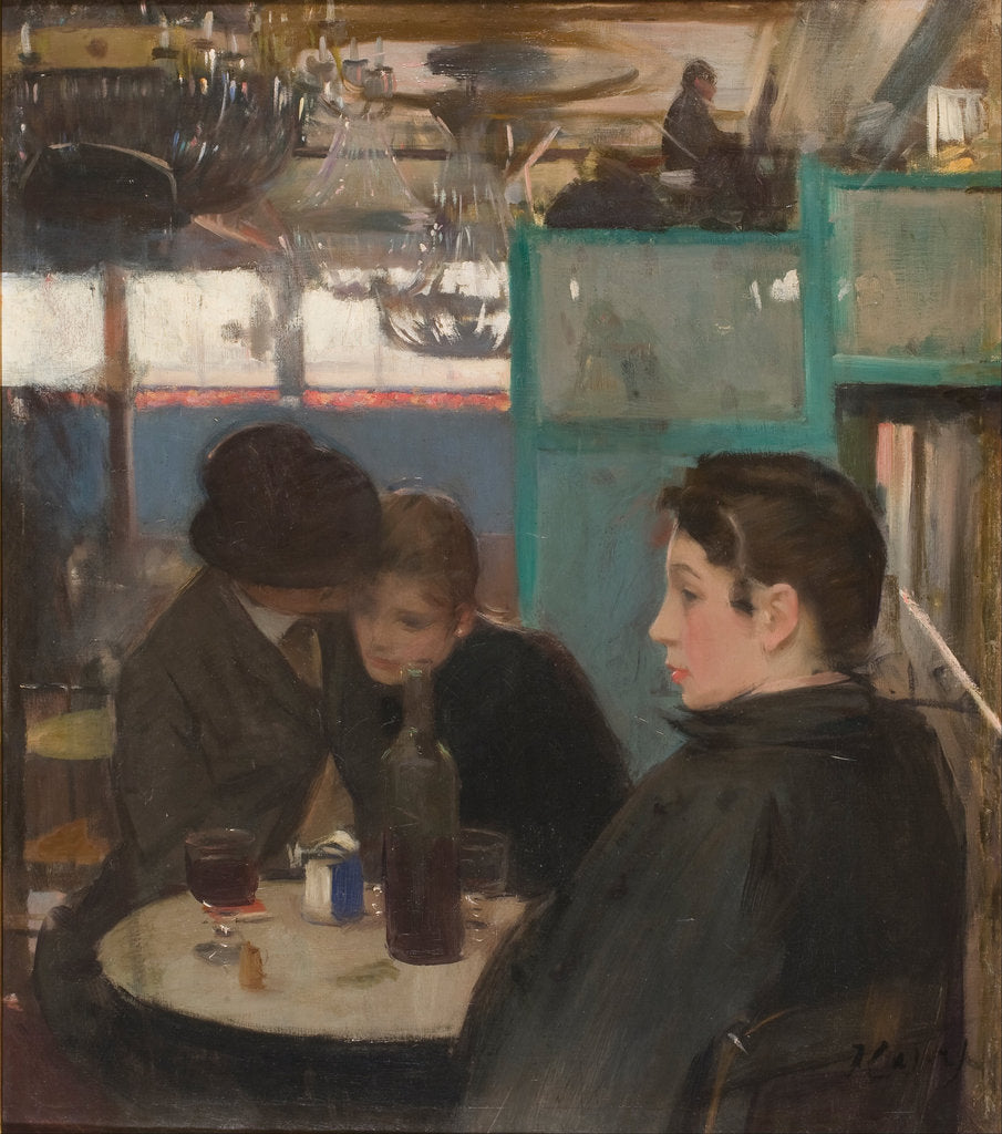 Detail of Interior of the Moulin de la Galette by Ramon Casas